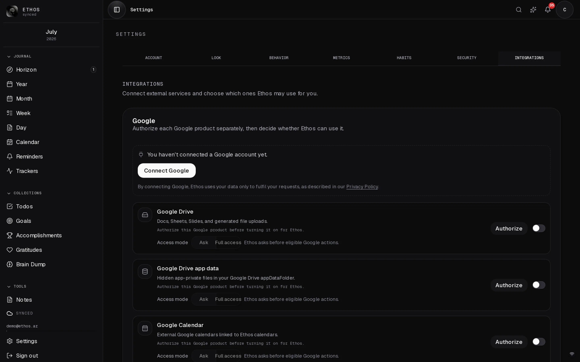 Your Google tools, on call.